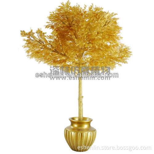 best decorative high imitation artificial golden ficus tree